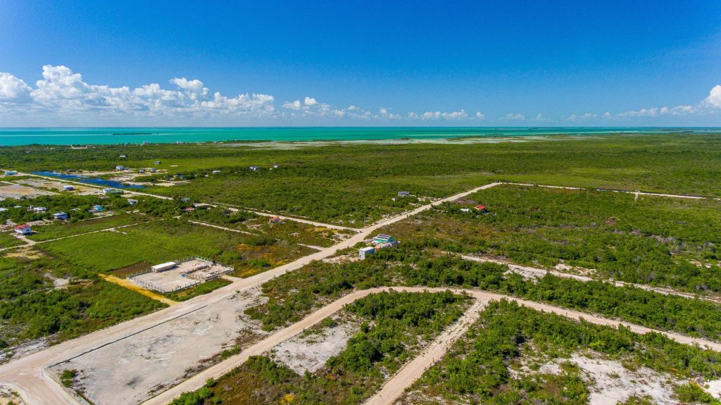 Aerial of grand Belizean estates land for sale parcel 9979