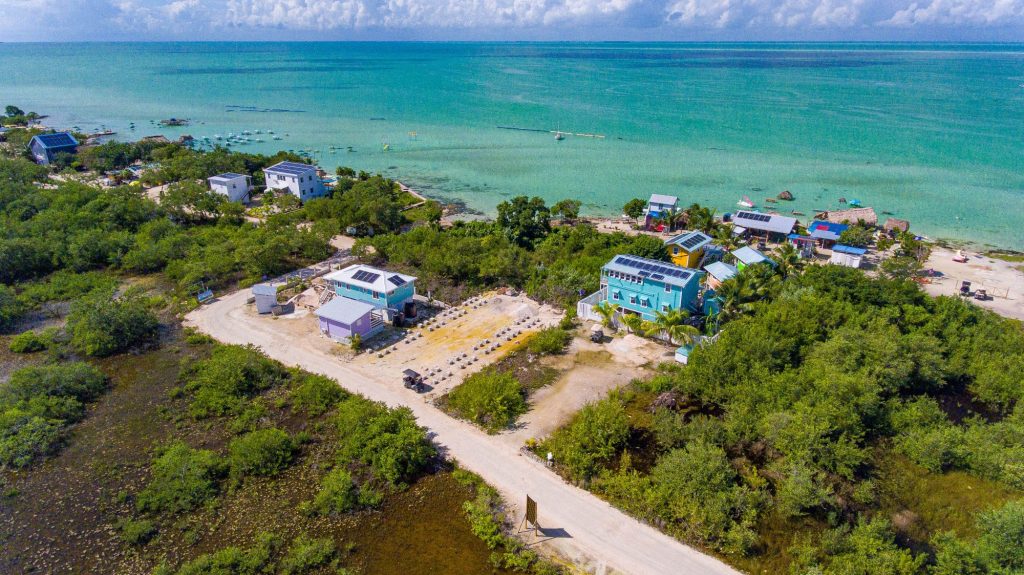 Ocean view from Parcel 8375, a prime lot near Secret Beach, Ambergris Caye Belize
