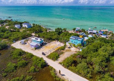 Ocean view from Parcel 8375, a prime lot near Secret Beach, Ambergris Caye Belize