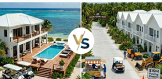 Comparison of North vs South Ambergris Caye real estate in 2026,