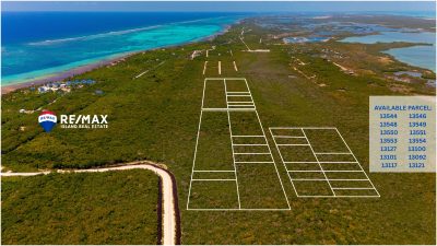 Ambergris aye investment lots aerial view of the subdivision