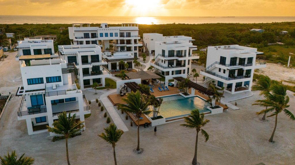North Caye Caulker oceanfront real estate at Blu Zen