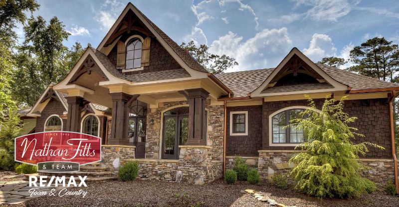 a big brown house