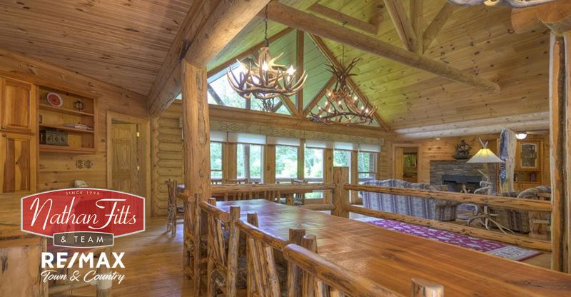 Wooden style dining area