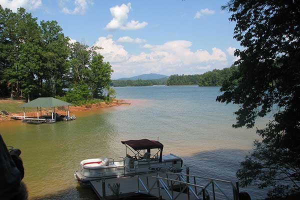 Boat Dock on Lake Nottely