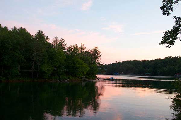 Sunset on Lake Nottely