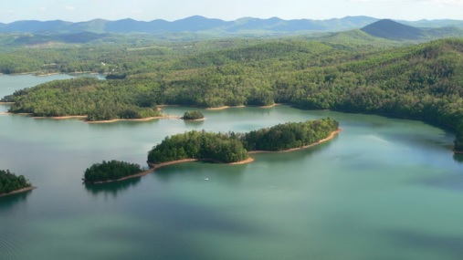 Lake Nottely in Georgia