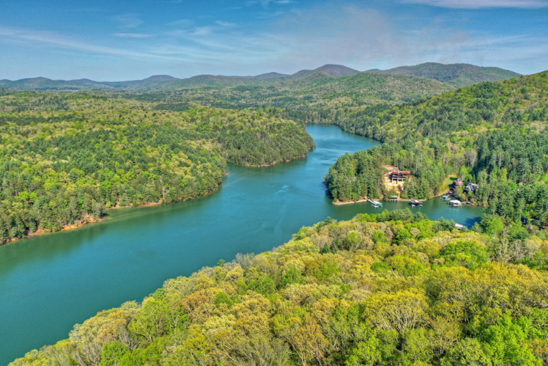 Lake view in Morganton 