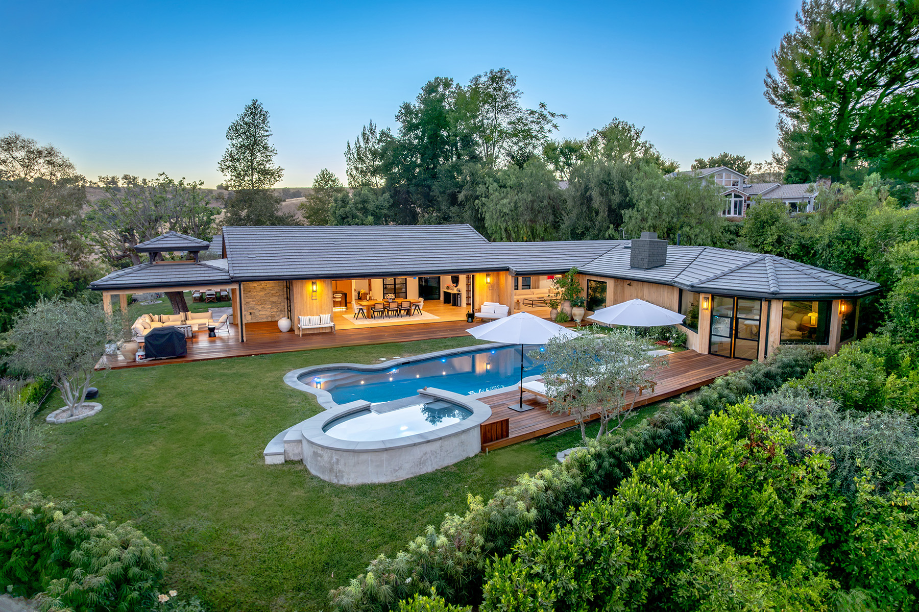 Aerial view of 24930 Eldorado Meadow Road, Hidden Hills, CA 91302