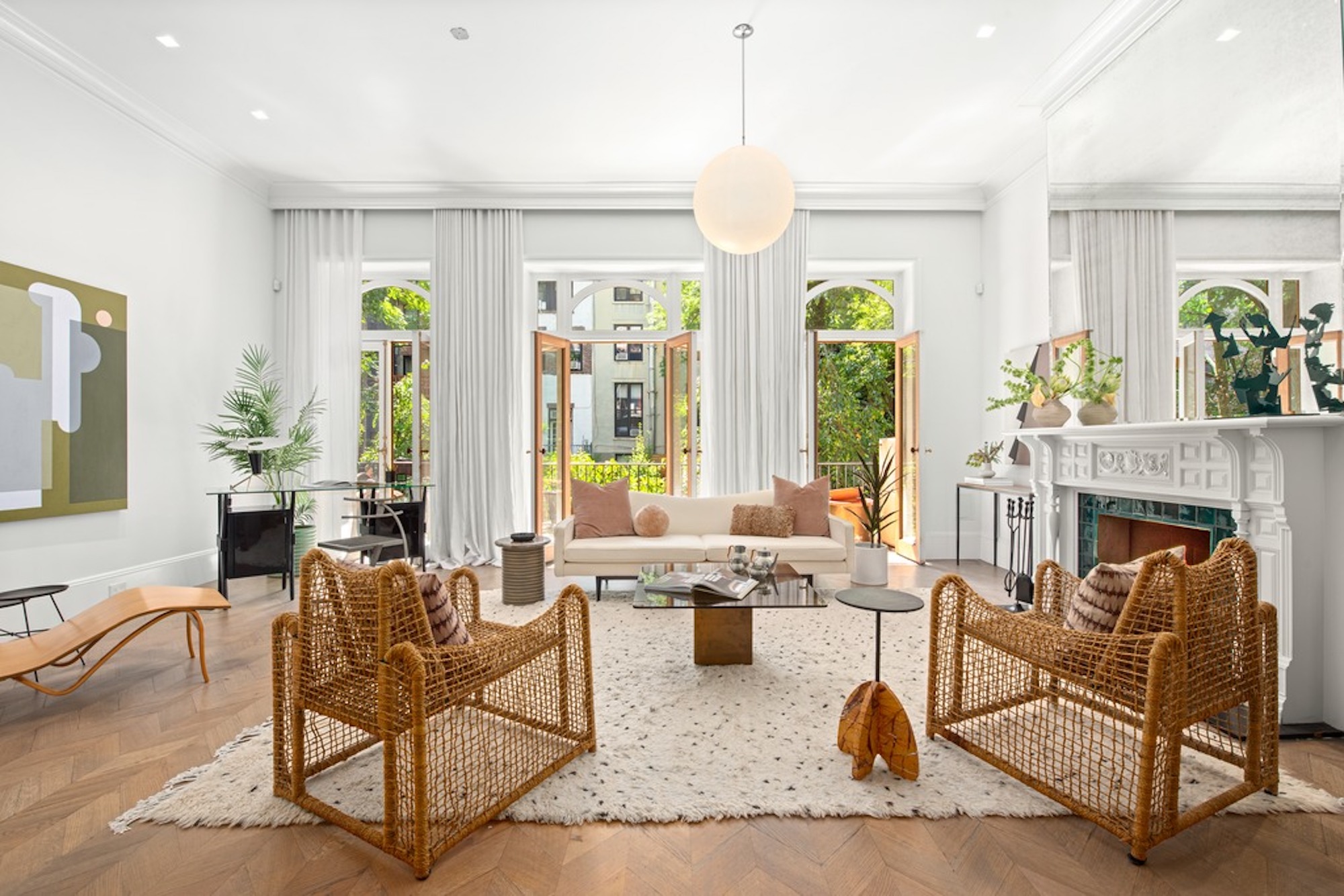 $2.9M Duplex Co-Op is a Chic Chelsea Take on Historic Townhouse Living