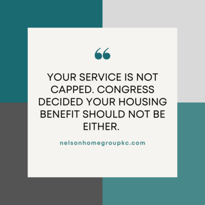 VA loan limits 2026 Kansas City - Quote about how Service is not Capped