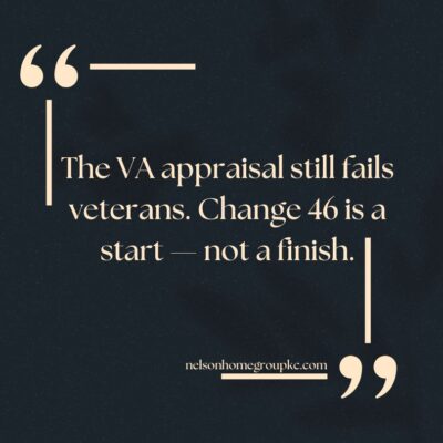 VA minimum property requirements 2026 appraisal Change 46