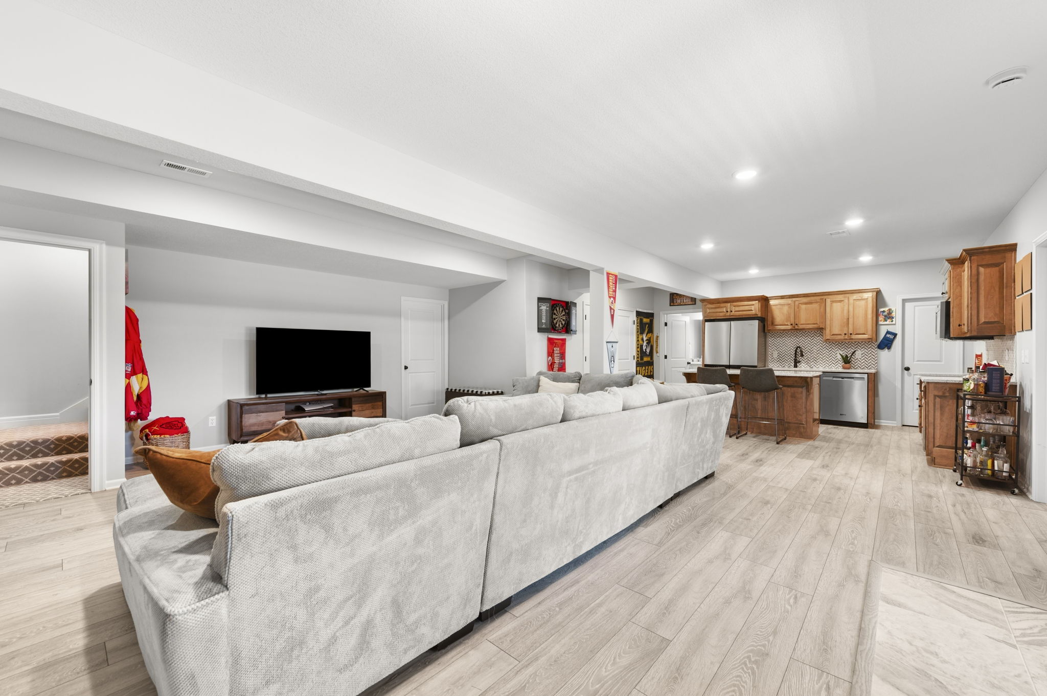 Lower-level second kitchen