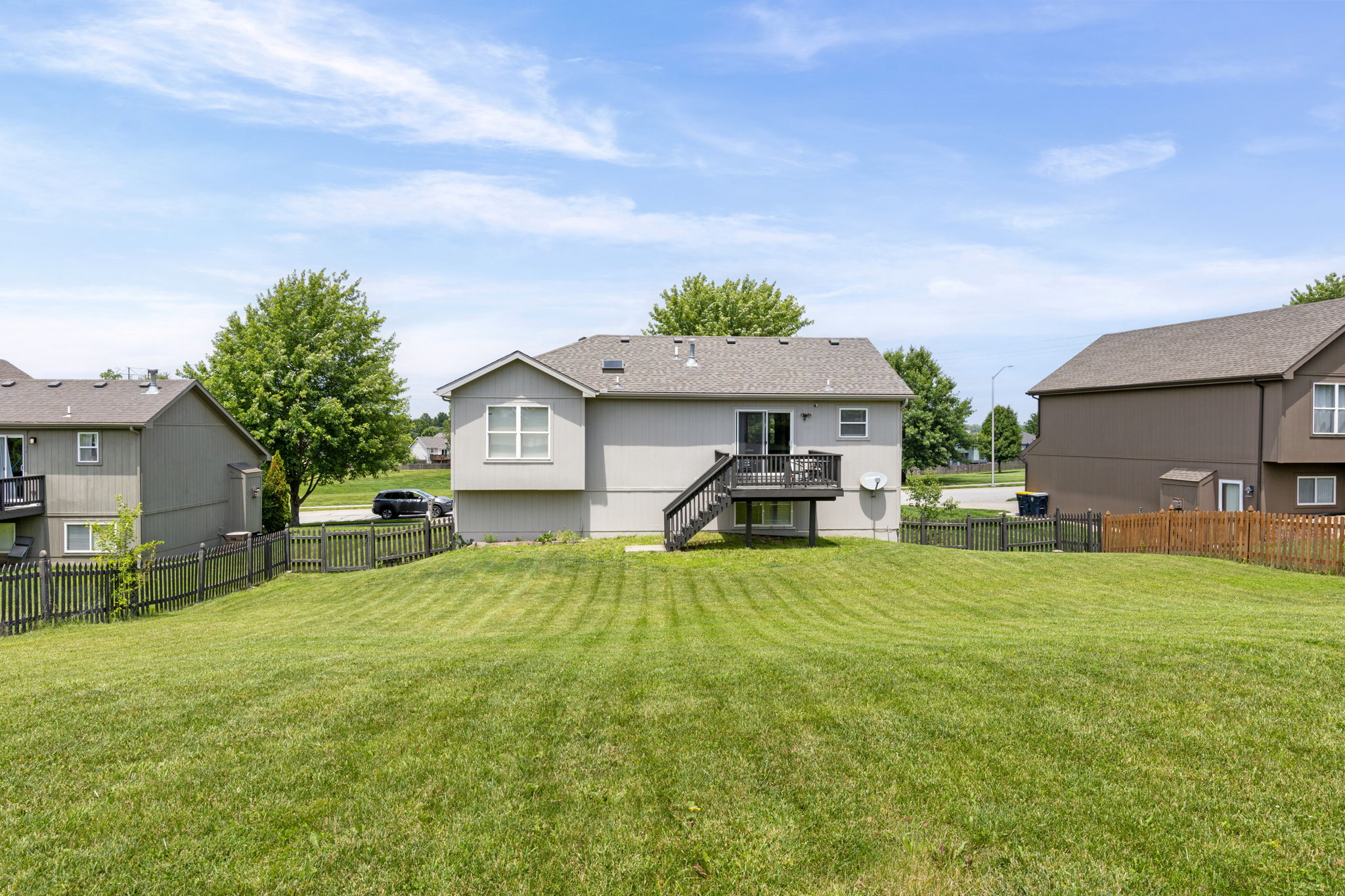 Rear exterior with walkout basement, Meadows of Auburndale, Kansas City