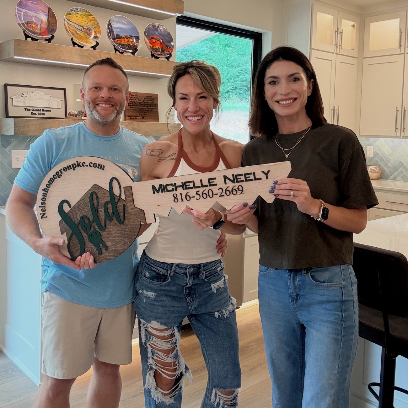 Sam & Jeremy Gould at closing with Nelson Home Group