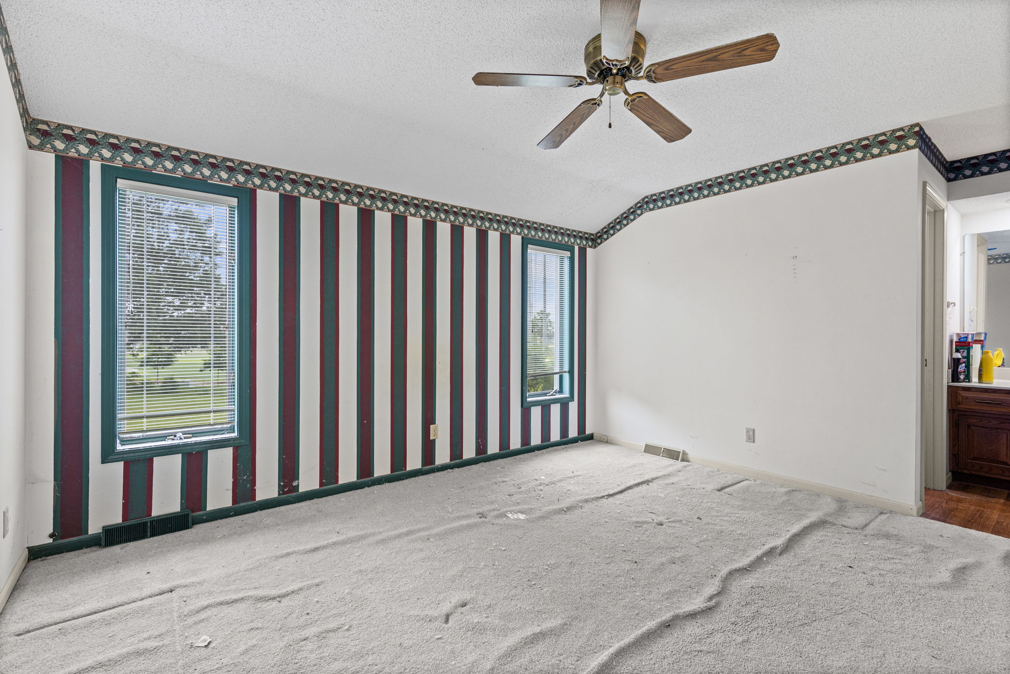 The primary bedroom