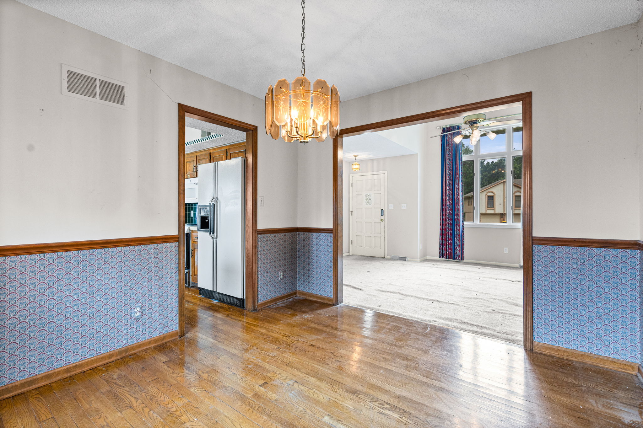The dining room