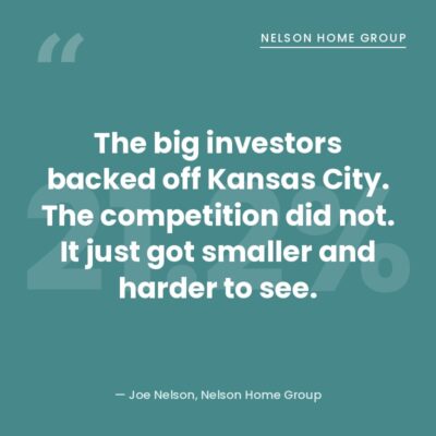 Kansas City investor competition after the ROAD to Housing Act investor restrictions