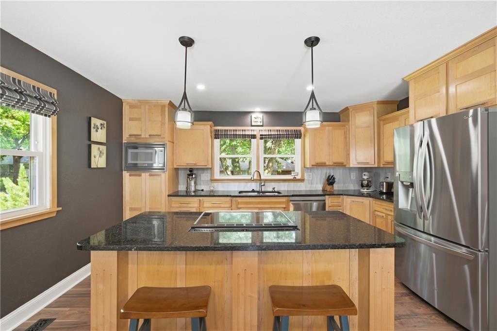 The updated kitchen