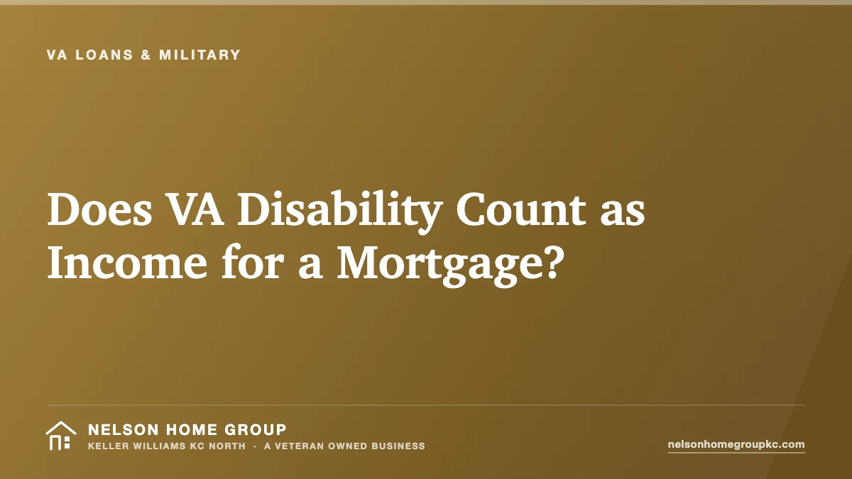 Does VA Disability Count as Income for a Mortgage?