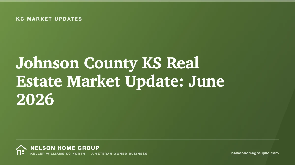 Johnson County KS Real Estate Market Update: June 2026
