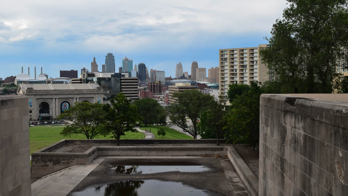 Union Station and the downtown Kansas City skyline