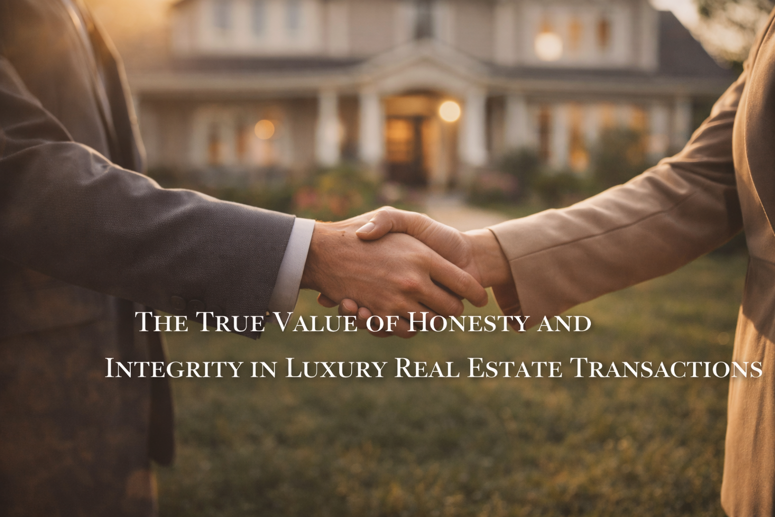 The True Value of Honesty and Integrity in Luxury Real Estate ...