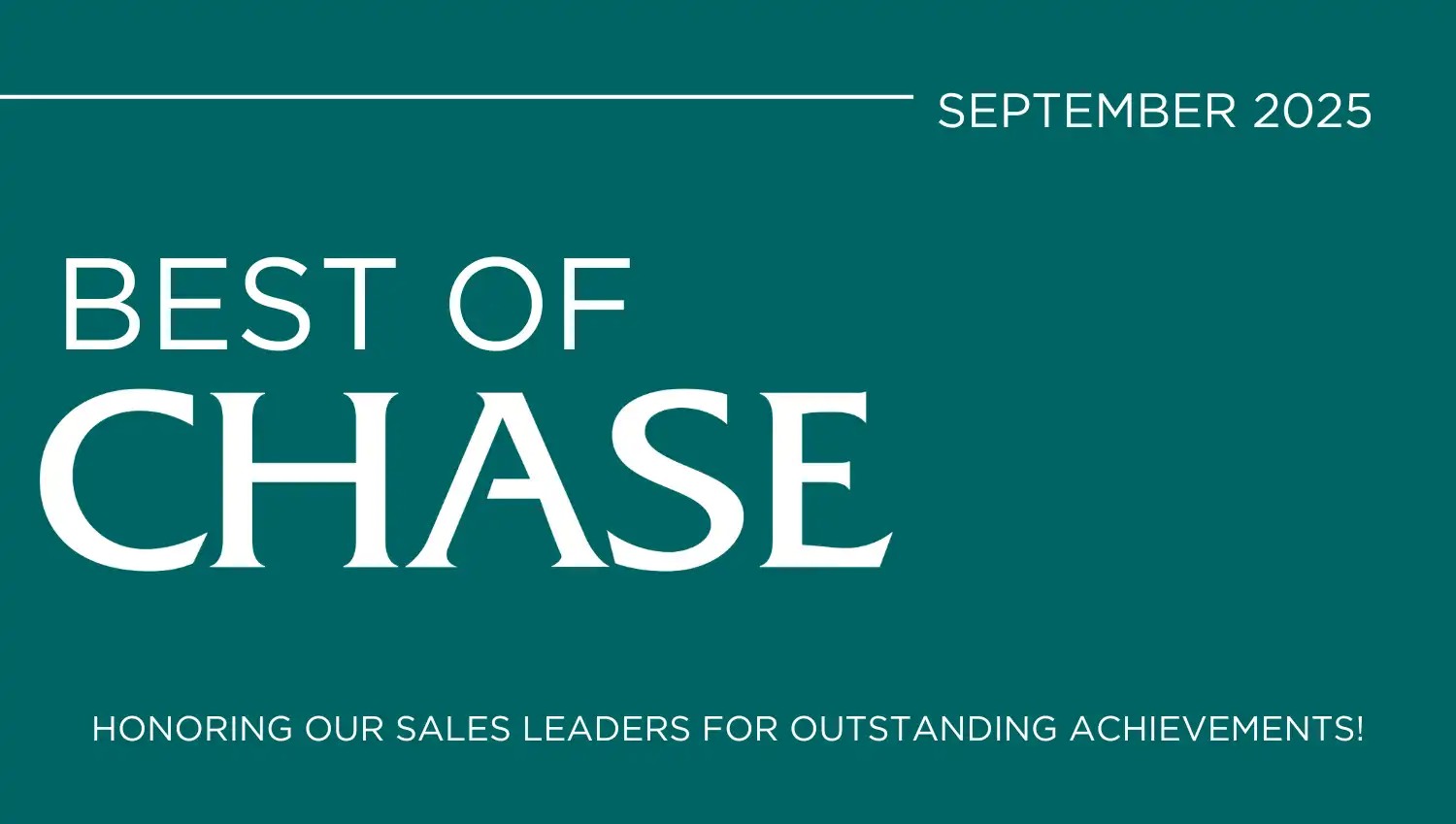 Best of Chase September