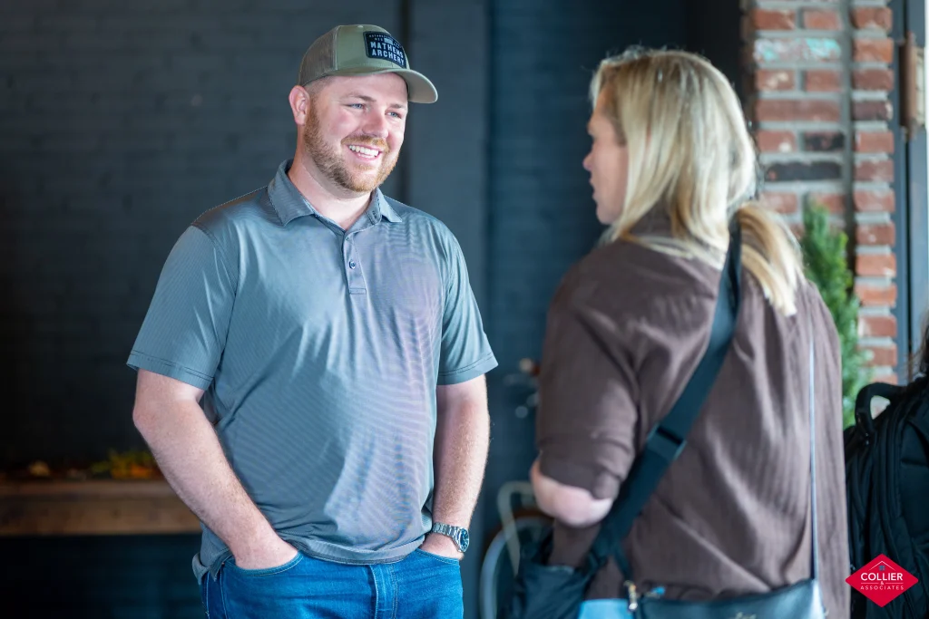 Real Estate Agent meeting buyer