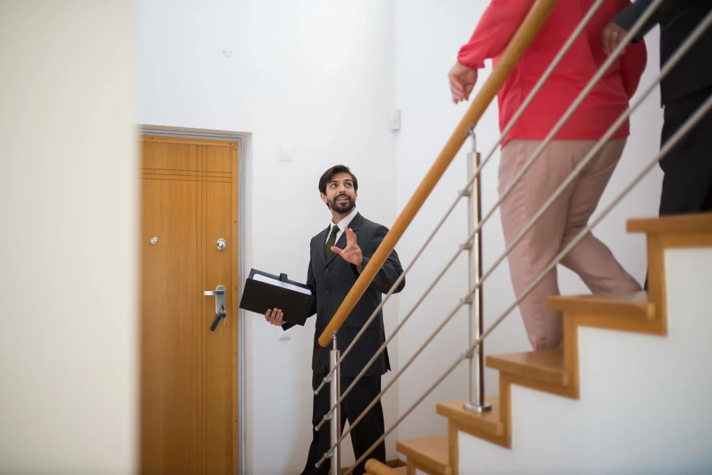 Real Estate Agent doing a tour