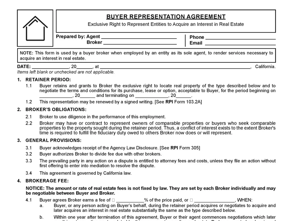Buyer Agreement