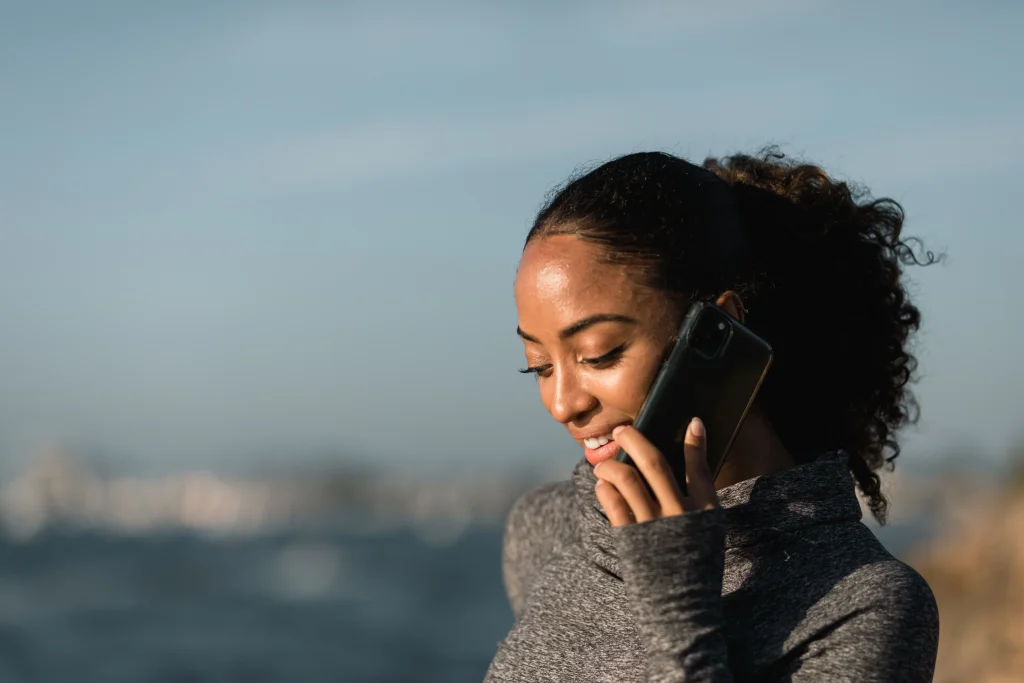 Real Estate Agent on phone