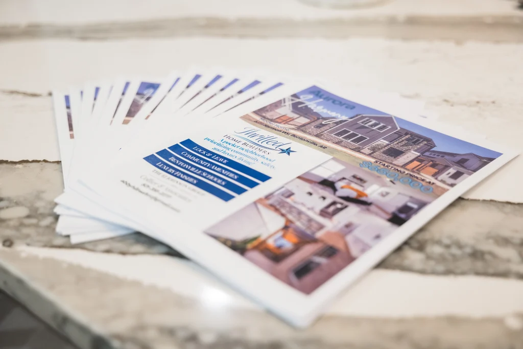 Collier and Associates pamphlets on table
