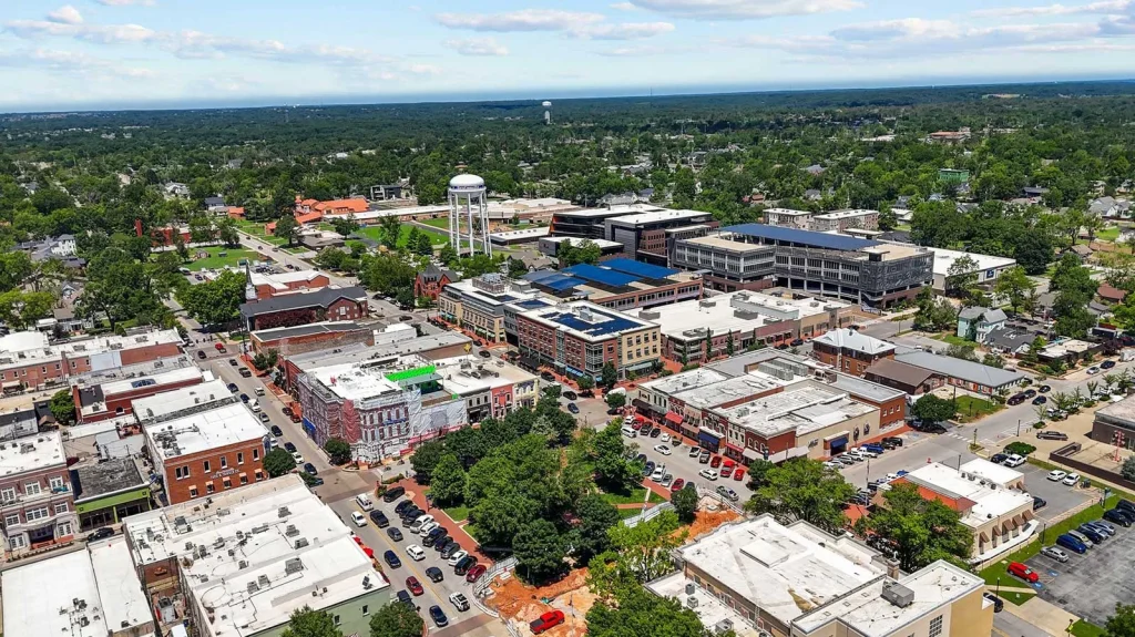 Ariel View of Bentonville Arkansas