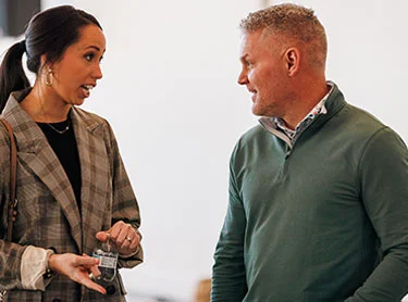 Real Estate conversing