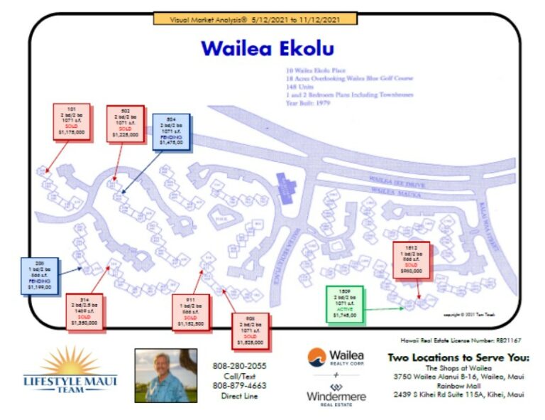 Wailea Ekolu Map