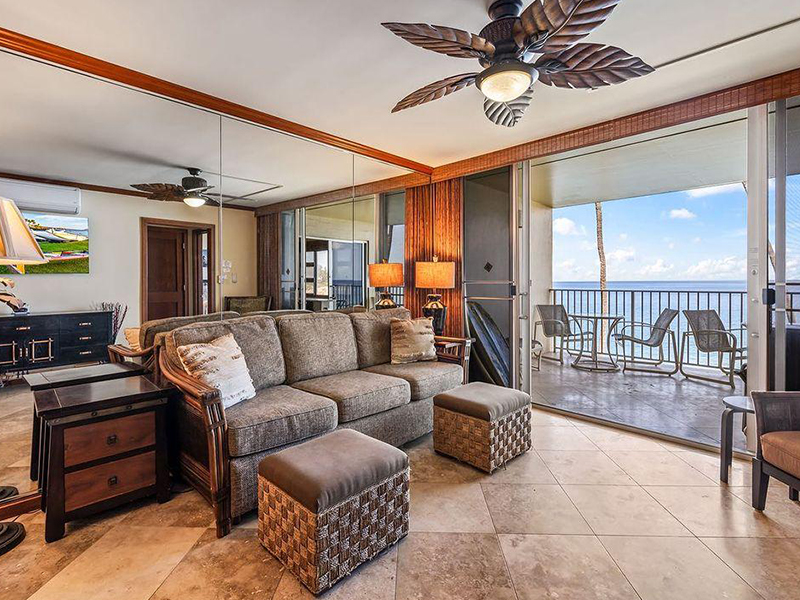 A 2-bedroom, 2-bathroom unit in The Royal Mauian