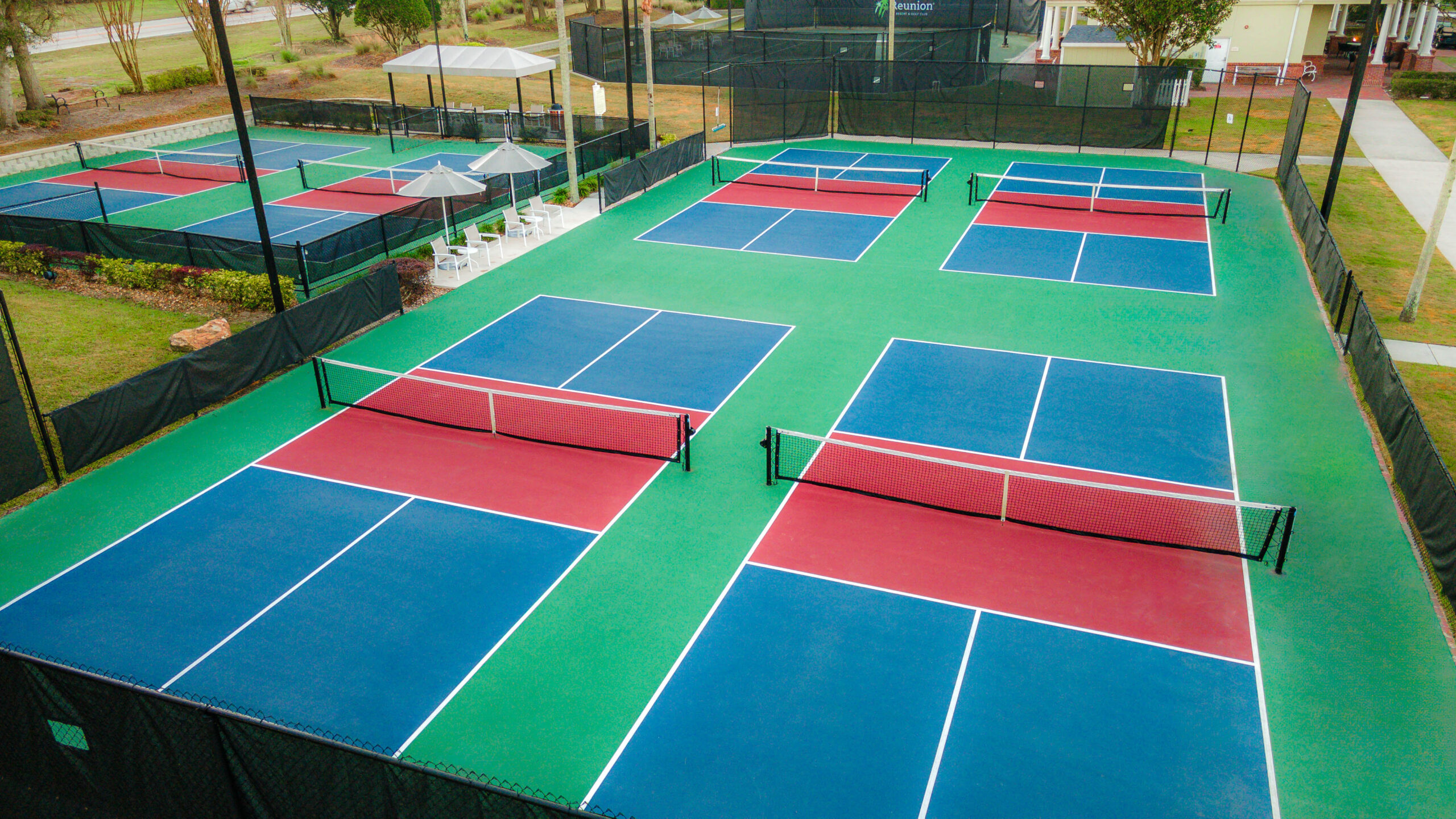 Tennis and pickleball amenity
