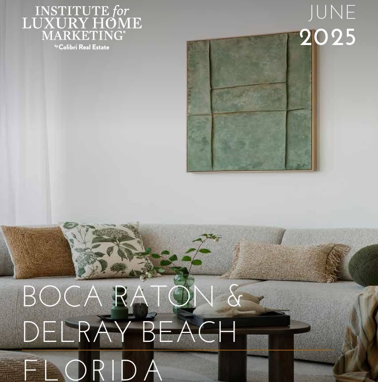 June 2025 Boca Delray Luxury Report Cover