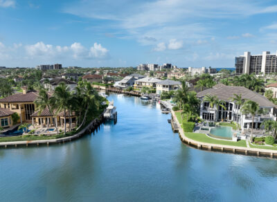 Artlist Enhanced Drone Photo Of Intracoastal Canal 400x292