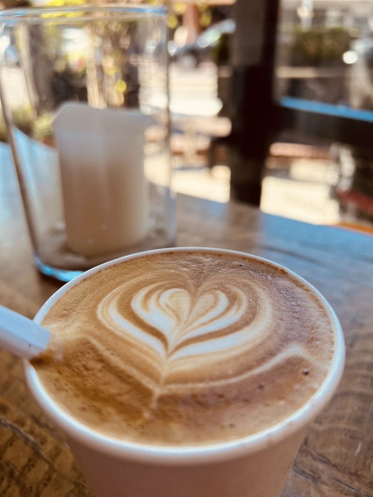 Caffe Calabria coffee shop interior in North Park San Diego