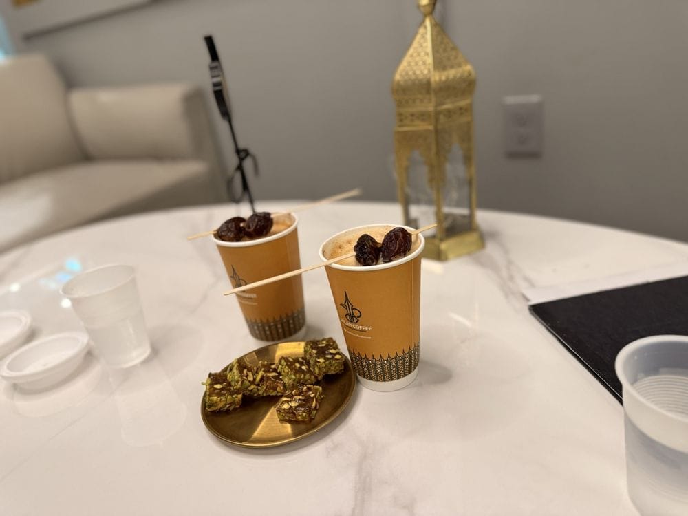 Delah Coffee Arabic coffee house interior on 30th Street North Park San Diego