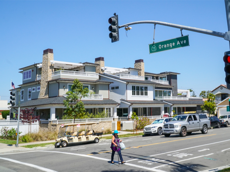Orange Avenue in Coronado - SAN DIEGO - CALIFORNIA - APRIL 21, 2017