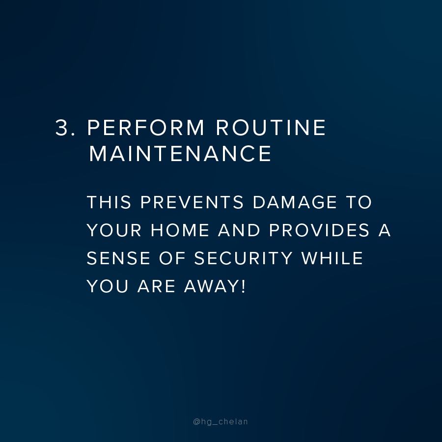 Perform Routine Maintenance