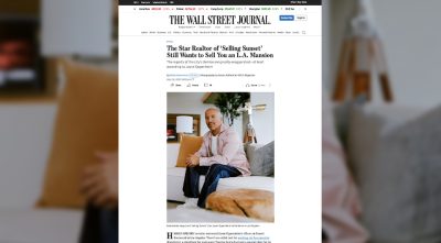 The Star Realtor of ‘Selling Sunset’ Still Wants to Sell You an L.A. Mansion