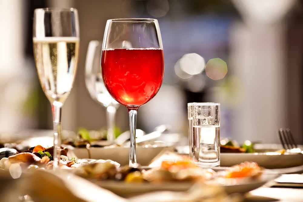 wine and dinner