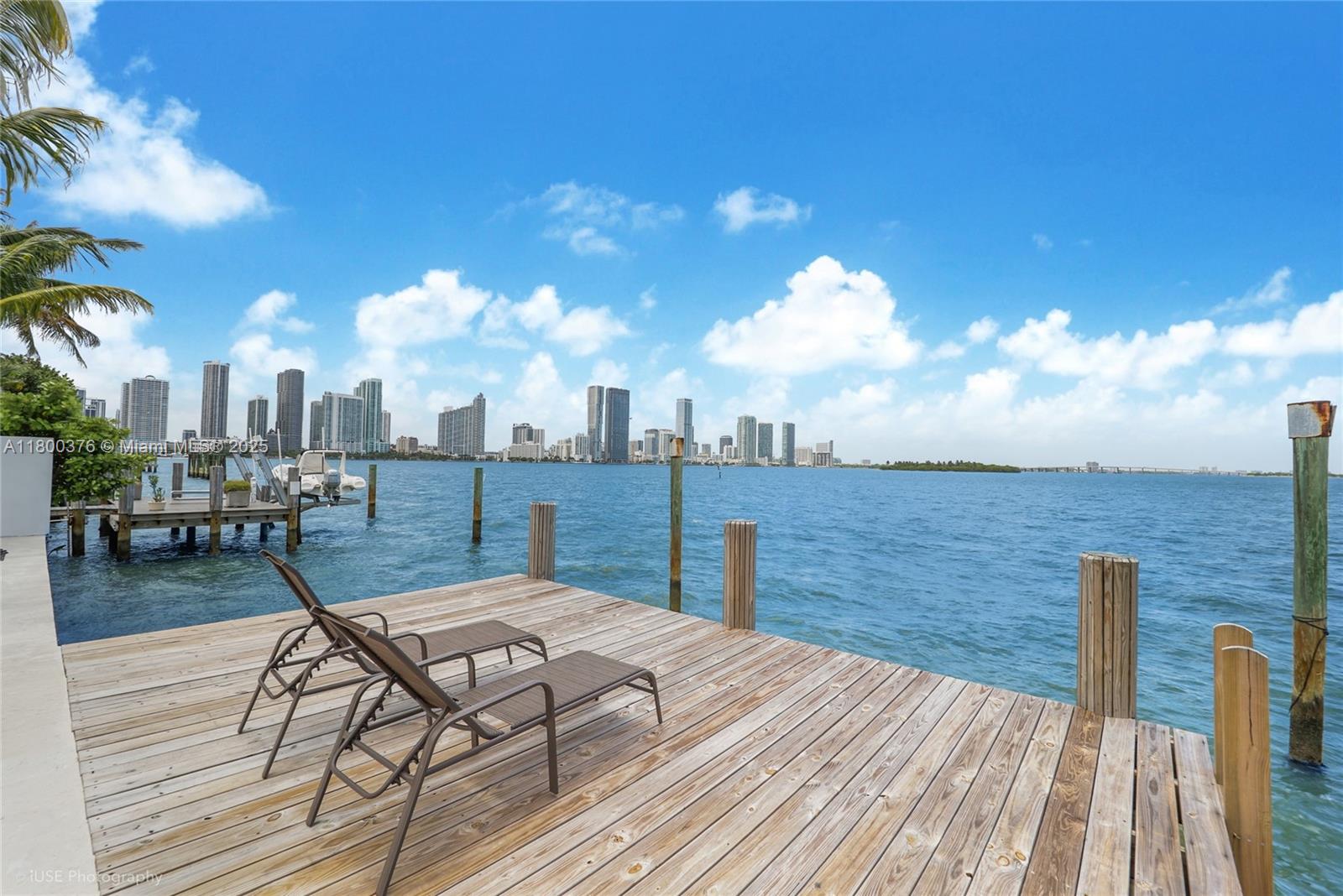 Biscayne Island ocean view on dock