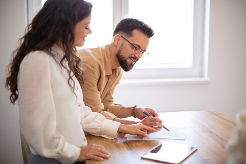 professionals collaborating on a project