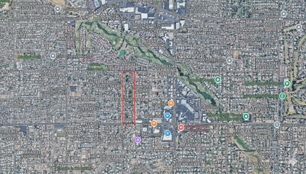 Desert Gardens Subdivision Phoenix