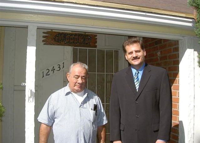 James with Milton